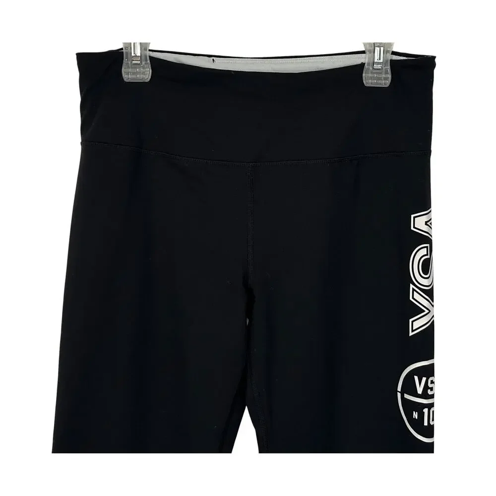 Victoria's Secret Sport VSX Knockout Logo Leggings Black Size L
